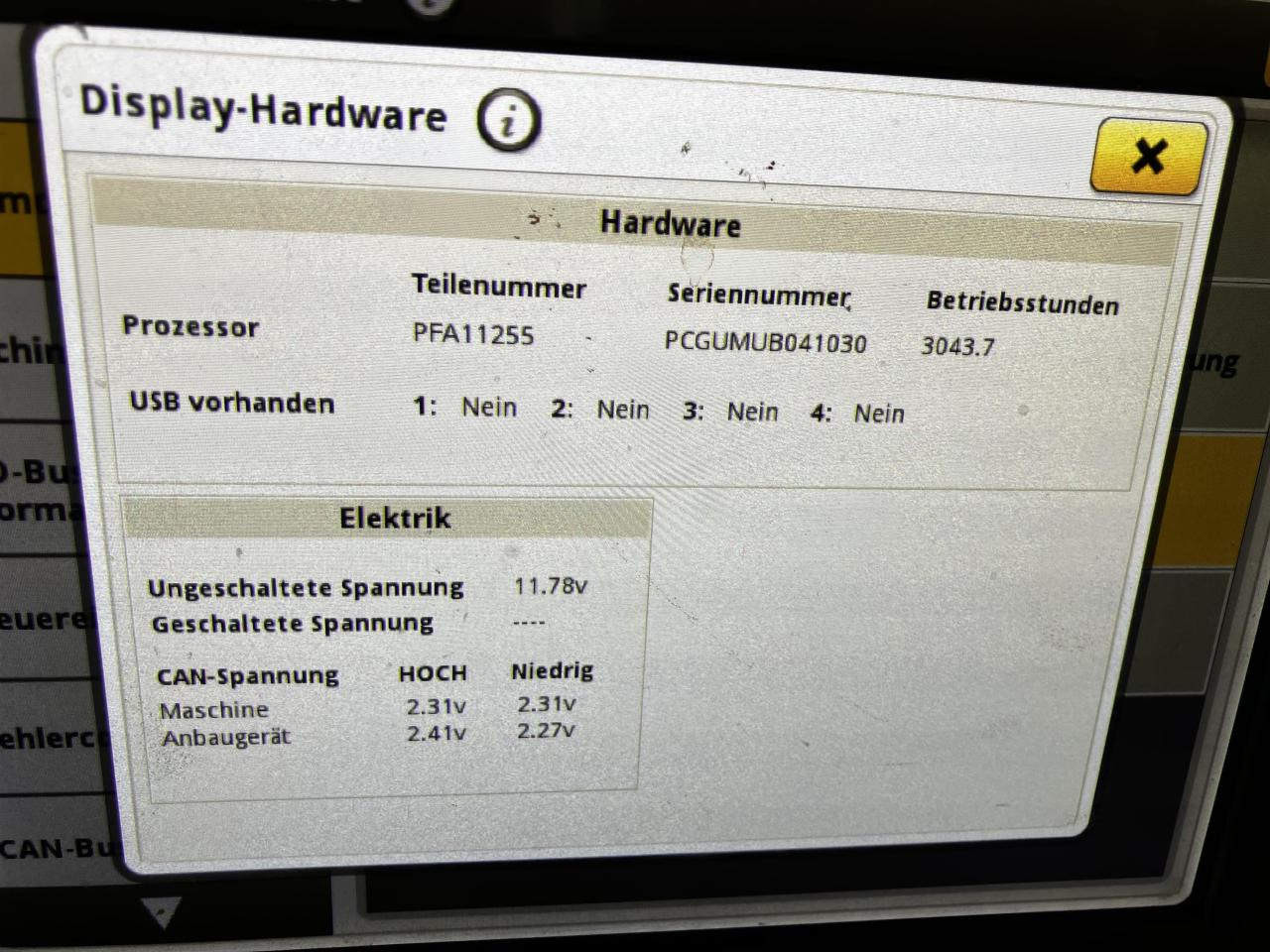 John Deere 4240 Display - Navigatiesysteem voor Landbouwmachine: afbeelding 2 John Deere 4240 Display - Navigatiesysteem voor Landbouwmachine: afbeelding 2