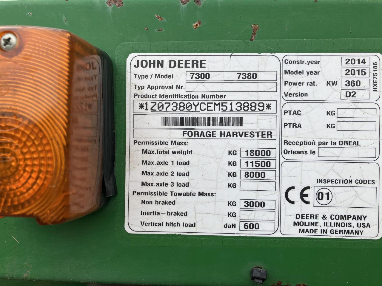 John Deere 7380 - Hakselaar: afbeelding 4 John Deere 7380 - Hakselaar: afbeelding 4