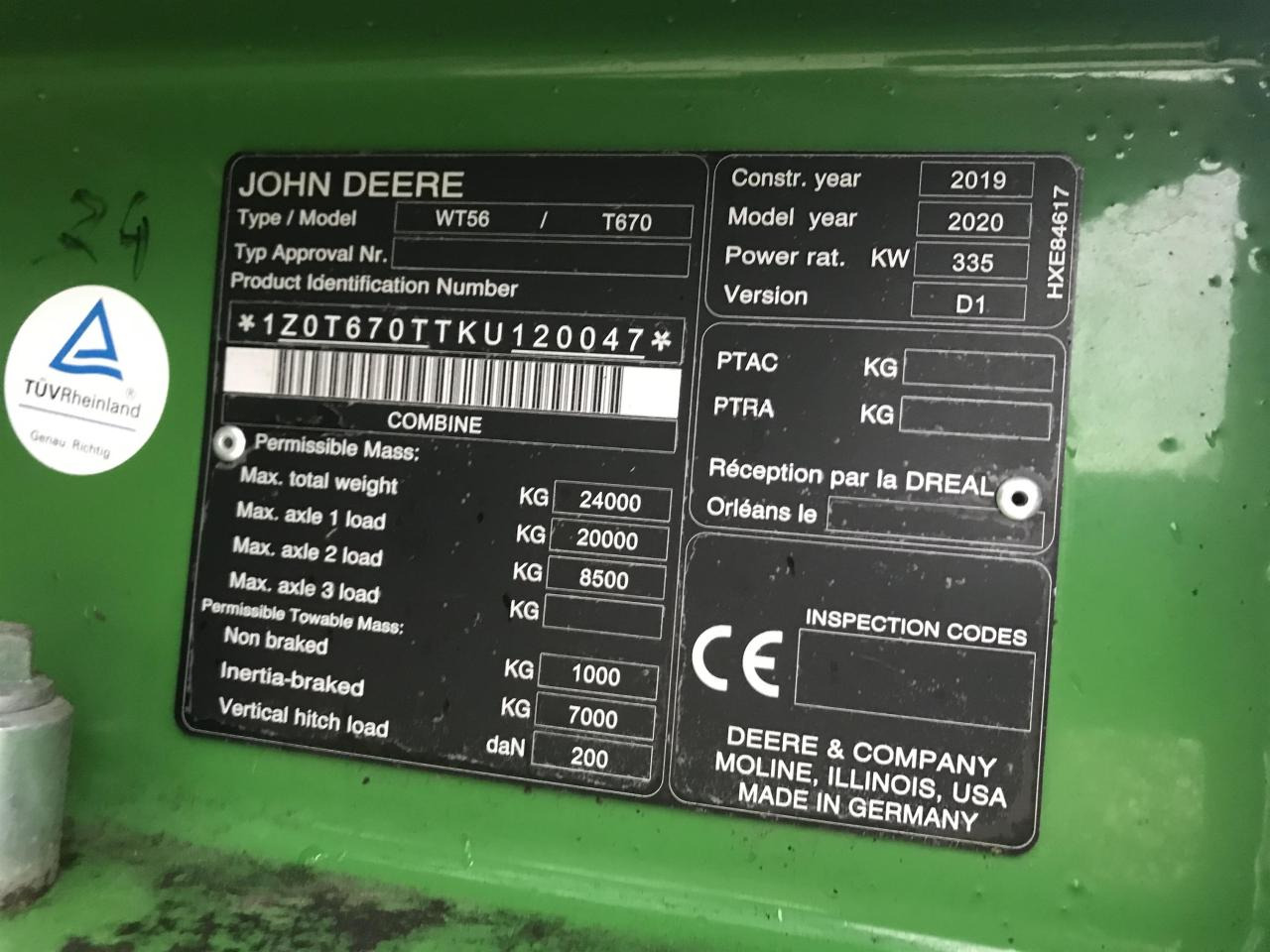 Maaidorser John Deere T670: afbeelding 15