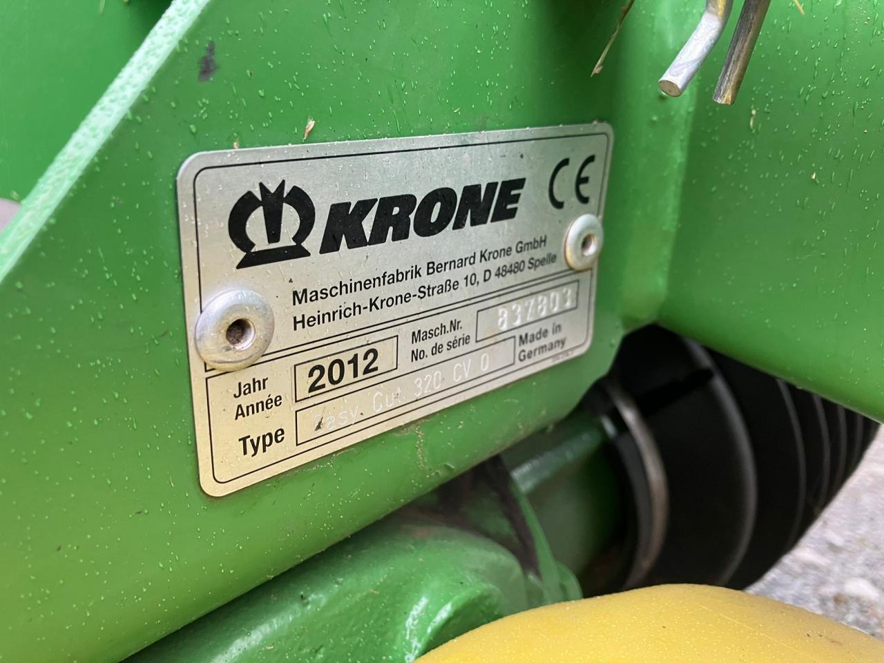 Maaimachine Krone EC 320 CV-Q: afbeelding 14 Maaimachine Krone EC 320 CV-Q: afbeelding 14