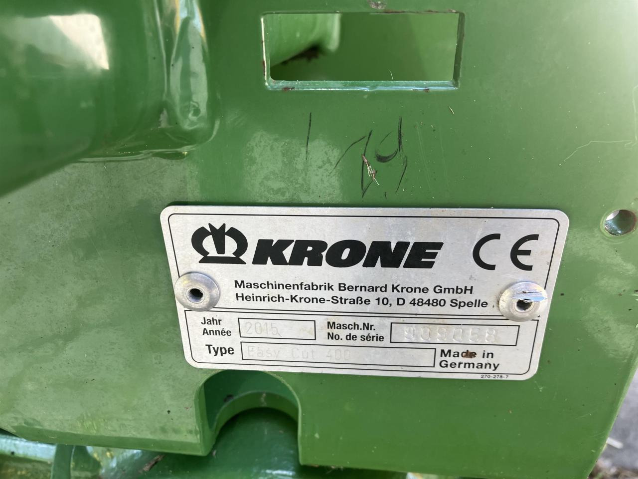 Krone EC 400 - Maaimachine: afbeelding 4 Krone EC 400 - Maaimachine: afbeelding 4