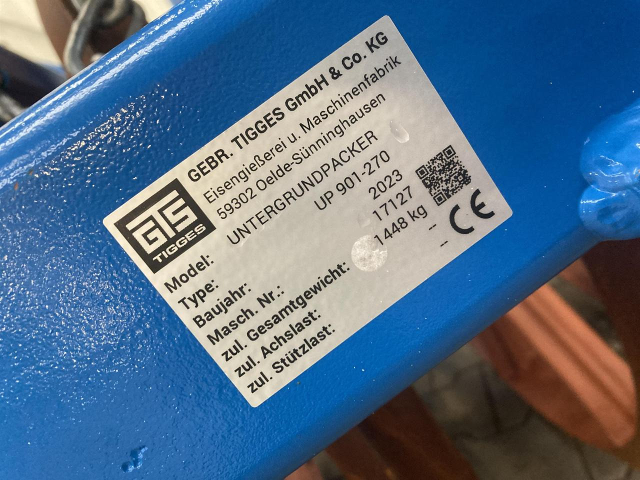 Landbouw wals Tigges UPN 900-270: afbeelding 8