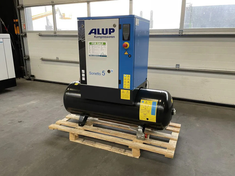 Alup Sonetto 5 - 200 Elektrische Schroefcompressor 4 kW 470 L/Min 10 Bar op ketel - Luchtcompressor: afbeelding 2 Alup Sonetto 5 - 200 Elektrische Schroefcompressor 4 kW 470 L/Min 10 Bar op ketel - Luchtcompressor: afbeelding 2