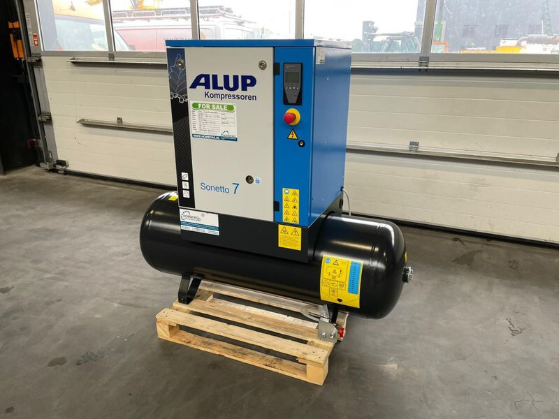 Alup Sonetto 7.5 + 200 Elektrische Schroefcompressor 5.5 kw 780 L / min 10 Bar - Luchtcompressor: afbeelding 4 Alup Sonetto 7.5 + 200 Elektrische Schroefcompressor 5.5 kw 780 L / min 10 Bar - Luchtcompressor: afbeelding 4