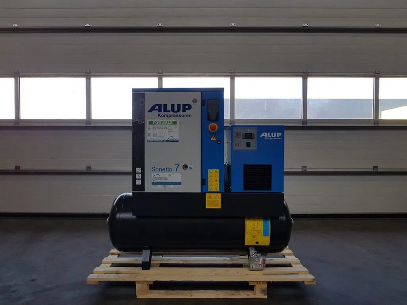 Alup Sonetto 7.5 + 200 Elektrische Schroefcompressor met ketel en droger 5.5 kW 750 L / min 10 Bar - Luchtcompressor: afbeelding 1 Alup Sonetto 7.5 + 200 Elektrische Schroefcompressor met ketel en droger 5.5 kW 750 L / min 10 Bar - Luchtcompressor: afbeelding 1