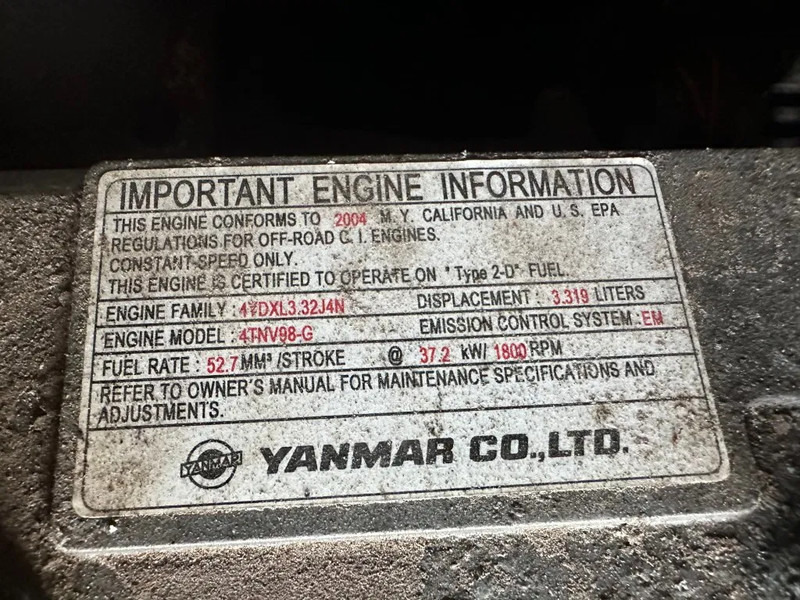 Industrie generator Atlas-Copco QAS 38 Yanmar Mecc Alte Spa 40 kVA Silent generatorset: afbeelding 12