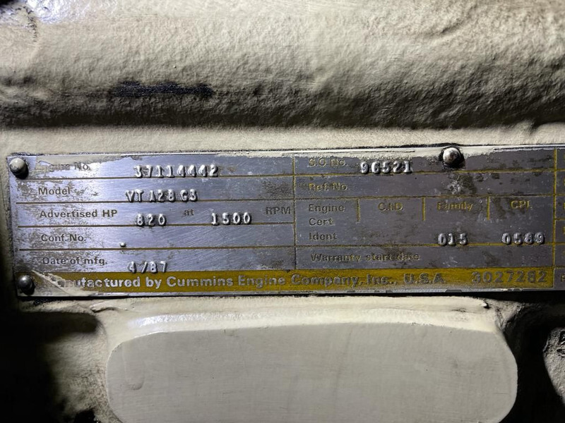 Cummins VTA 28 G3 Siemens 650 kVA generatorset in 20 ft container - Industrie generator: afbeelding 3 Cummins VTA 28 G3 Siemens 650 kVA generatorset in 20 ft container - Industrie generator: afbeelding 3
