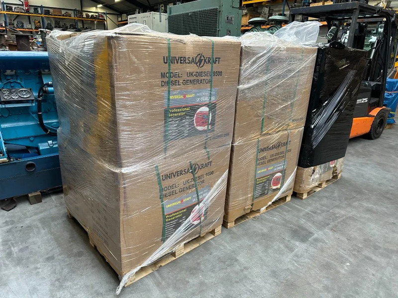 Nieuw Industrie generator Diesel Diesel Generator UK-9500 5.5 kW 230 en 400 Volt Silent Diesel generator New !: afbeelding 10