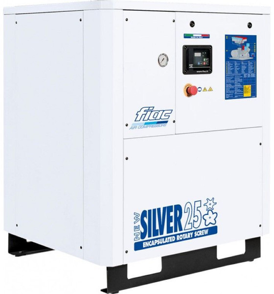 Fiac New Silver 25 Silent 18.5 kW 2500 L / min 10 Bar Elektrische Schroefcompressor - Luchtcompressor: afbeelding 1 Fiac New Silver 25 Silent 18.5 kW 2500 L / min 10 Bar Elektrische Schroefcompressor - Luchtcompressor: afbeelding 1