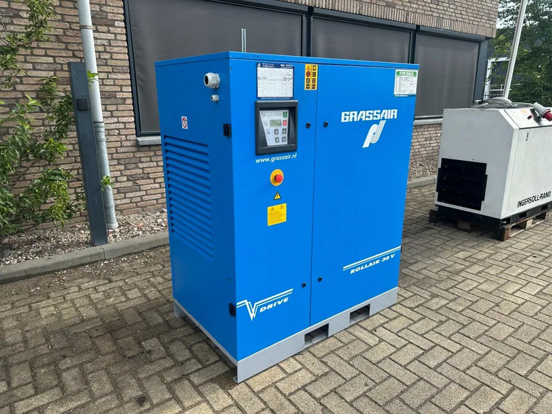 Grassair RLR 30 V9 Rollair 30V 22 kW 3000 L / min 10 Bar Elektrische Schroefcompressor Frequentiegeregeld - Luchtcompressor: afbeelding 2 Grassair RLR 30 V9 Rollair 30V 22 kW 3000 L / min 10 Bar Elektrische Schroefcompressor Frequentiegeregeld - Luchtcompressor: afbeelding 2