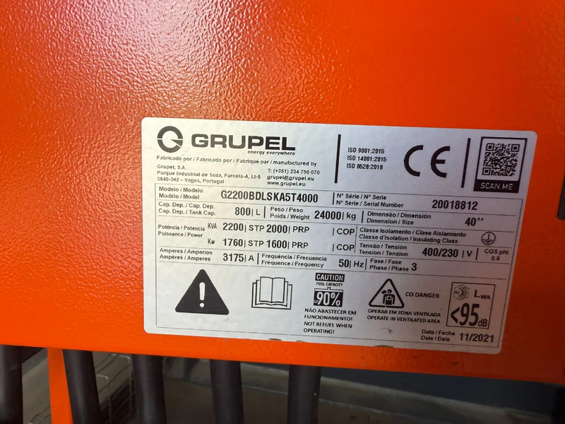 Grupel Baudouin 2200 kVA Silent generatorset in 40 ft container Overstock New ! - Industrie generator: afbeelding 3 Grupel Baudouin 2200 kVA Silent generatorset in 40 ft container Overstock New ! - Industrie generator: afbeelding 3