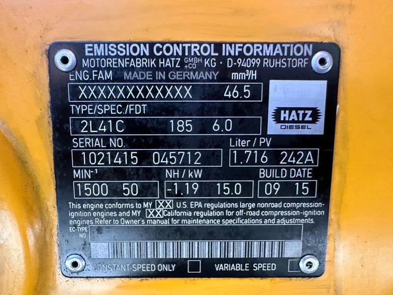 Hatz 2L41C Stamford 17.5 kVA Silentpack generatorset - Industrie generator: afbeelding 4 Hatz 2L41C Stamford 17.5 kVA Silentpack generatorset - Industrie generator: afbeelding 4