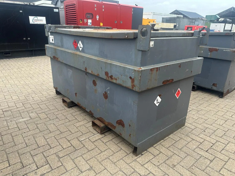 Opslagtank IBC Steenbergen Kiwa IBC 2000 liter dieseltank met handpomp Milieutank: afbeelding 10