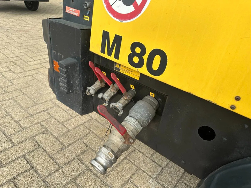 Luchtcompressor Kaeser M80 Kubota 8.1 m3 / min 7 Bar 55 kW Mobiele Silent Diesel Compressor: afbeelding 9