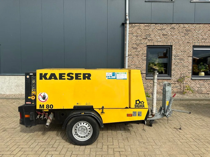 Kaeser M80 Kubota 8.1 m3 / min 7 Bar 55 kW Mobiele Silent Diesel Compressor - Luchtcompressor: afbeelding 1 Kaeser M80 Kubota 8.1 m3 / min 7 Bar 55 kW Mobiele Silent Diesel Compressor - Luchtcompressor: afbeelding 1