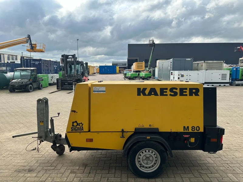 Luchtcompressor Kaeser M80 Kubota 8.1 m3 / min 7 Bar 55 kW Mobiele Silent Diesel Compressor: afbeelding 5