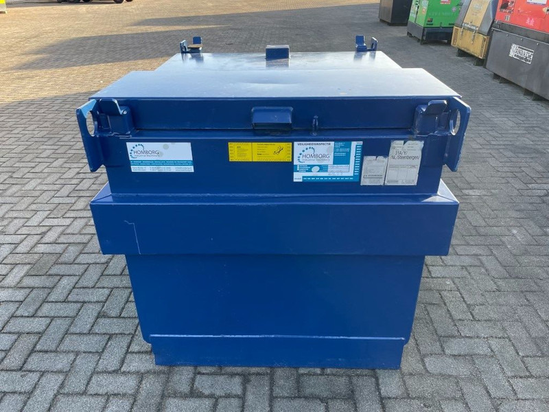 Kiwa IBC Steenbergen 750 liter Dieseltank met handpomp - Opslagtank: afbeelding 2 Kiwa IBC Steenbergen 750 liter Dieseltank met handpomp - Opslagtank: afbeelding 2