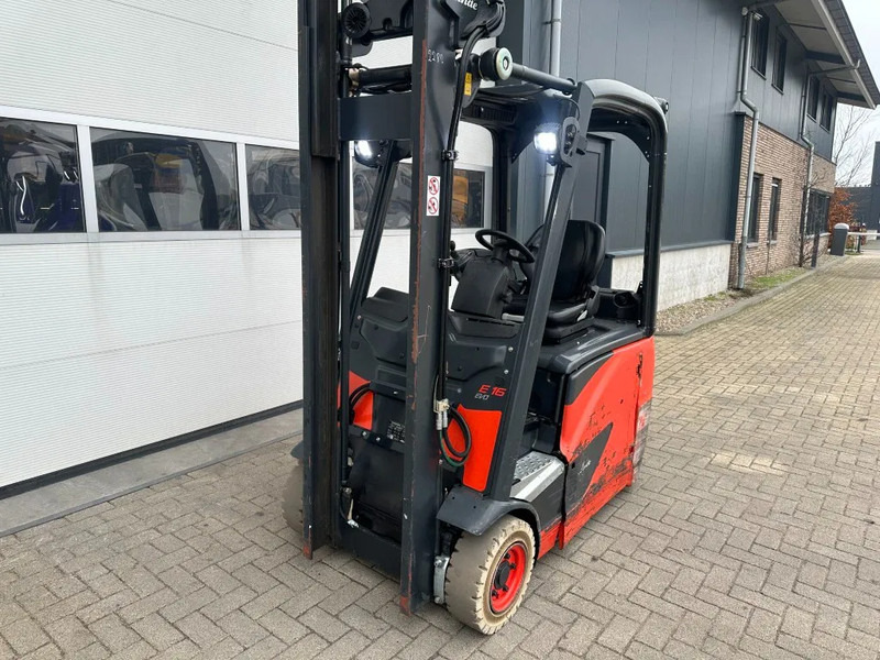 Elektrische heftruck Linde E16H-02 1.6 ton Triplex Freelift Sideshift Elektra Heftruck 2016: afbeelding 16
