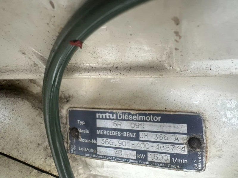 MTU 6R 099 Mercedes Benz OM 366 A 96 kVA Marine generatorset - Industrie generator: afbeelding 5 MTU 6R 099 Mercedes Benz OM 366 A 96 kVA Marine generatorset - Industrie generator: afbeelding 5