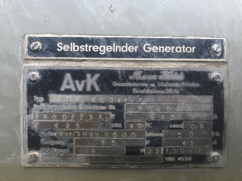 MWM RHS 618 V 16 AvK 425 kVA generatorset - Industrie generator: afbeelding 5 MWM RHS 618 V 16 AvK 425 kVA generatorset - Industrie generator: afbeelding 5