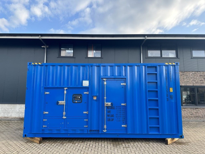 Mitsubishi S12H-PTA Leroy Somer 1100 kVA Supersilent generatorset in 20 ft container New ! - Industrie generator: afbeelding 1 Mitsubishi S12H-PTA Leroy Somer 1100 kVA Supersilent generatorset in 20 ft container New ! - Industrie generator: afbeelding 1