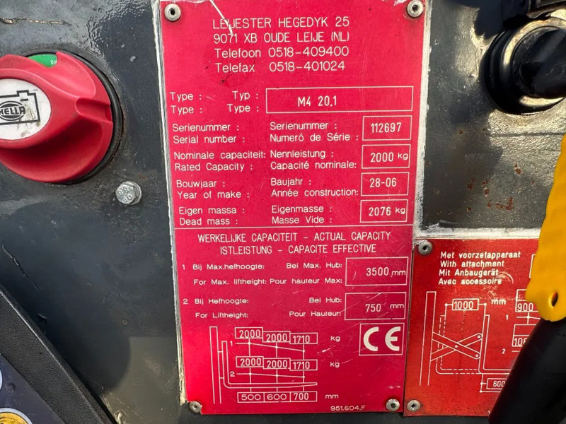 Moffett M4 20.1 Kubota Diesel Kooiaap 2 ton Sideshift Positioner Meeneemheftruck - Meeneemheftruck: afbeelding 5 Moffett M4 20.1 Kubota Diesel Kooiaap 2 ton Sideshift Positioner Meeneemheftruck - Meeneemheftruck: afbeelding 5