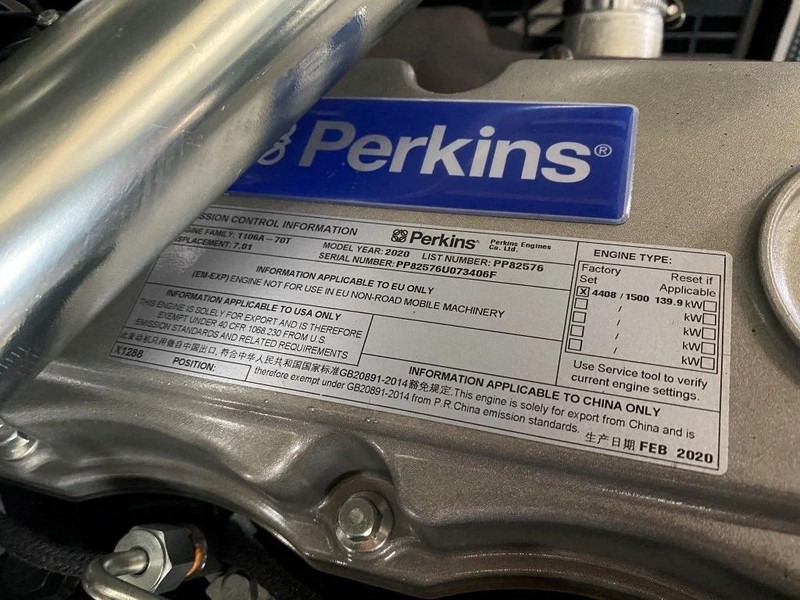 Perkins 1106A-70TG1 Stamford 150 kVA Silent generatorset New ! - Industrie generator: afbeelding 4 Perkins 1106A-70TG1 Stamford 150 kVA Silent generatorset New ! - Industrie generator: afbeelding 4