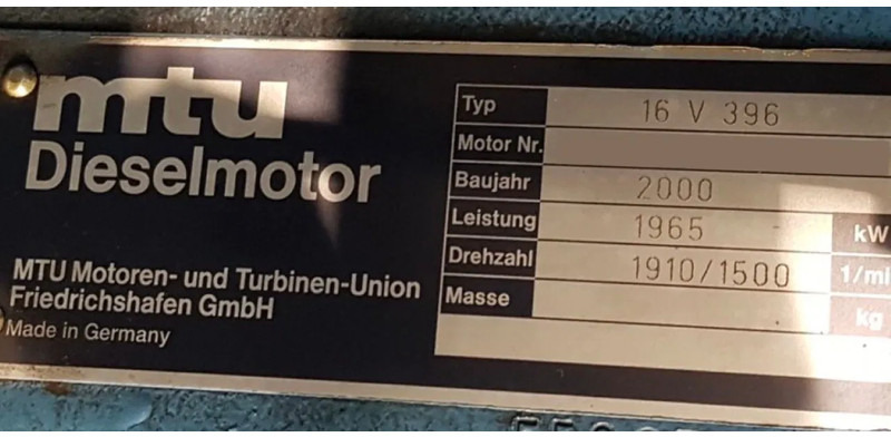 Industrie generator SDMO MS2000 MTU Leroy Somer 2000 kVA generatorset: afbeelding 8