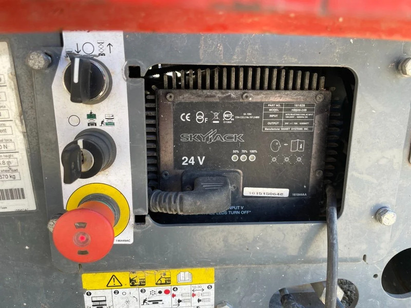 Knikarmhoogwerker Skyjack SJIII 3219 Elektra Schaarhoogwerker 7.6 meter werkhoogte: afbeelding 13