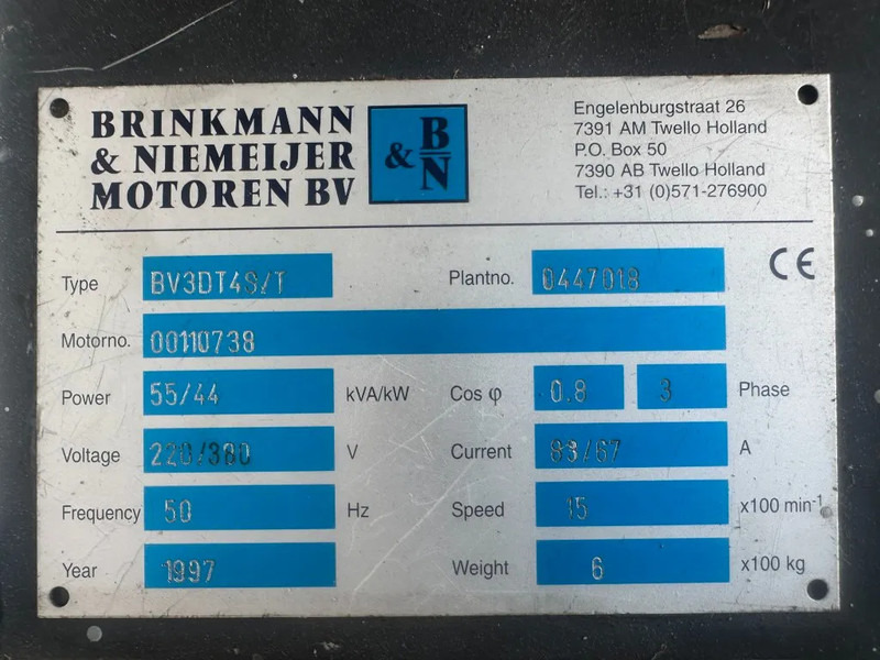Industrie generator Stamford UC.I224F2 Generatordeel 65 kVA Alternator as New !: afbeelding 10