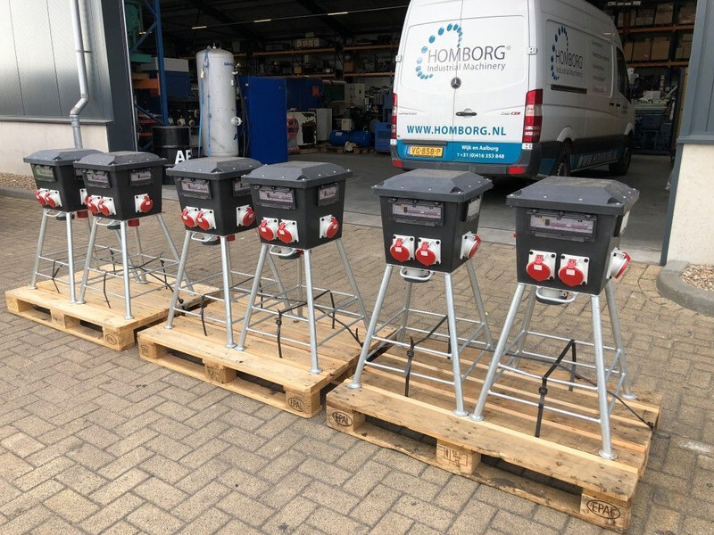 Vello Rubber-56.2 Stroomverdeelkast Zwerfkast Paddestoel 63 Ampère Nieuw ! - Industrie generator: afbeelding 4 Vello Rubber-56.2 Stroomverdeelkast Zwerfkast Paddestoel 63 Ampère Nieuw ! - Industrie generator: afbeelding 4