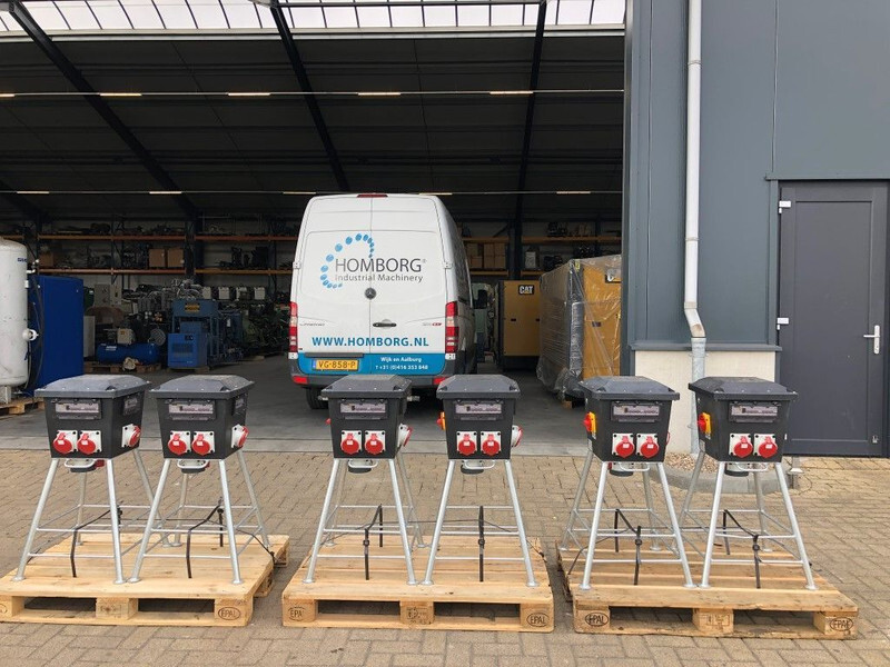 Vello Rubber-56.2 Stroomverdeelkast Zwerfkast Paddestoel 63 Ampère Nieuw ! - Industrie generator: afbeelding 2 Vello Rubber-56.2 Stroomverdeelkast Zwerfkast Paddestoel 63 Ampère Nieuw ! - Industrie generator: afbeelding 2