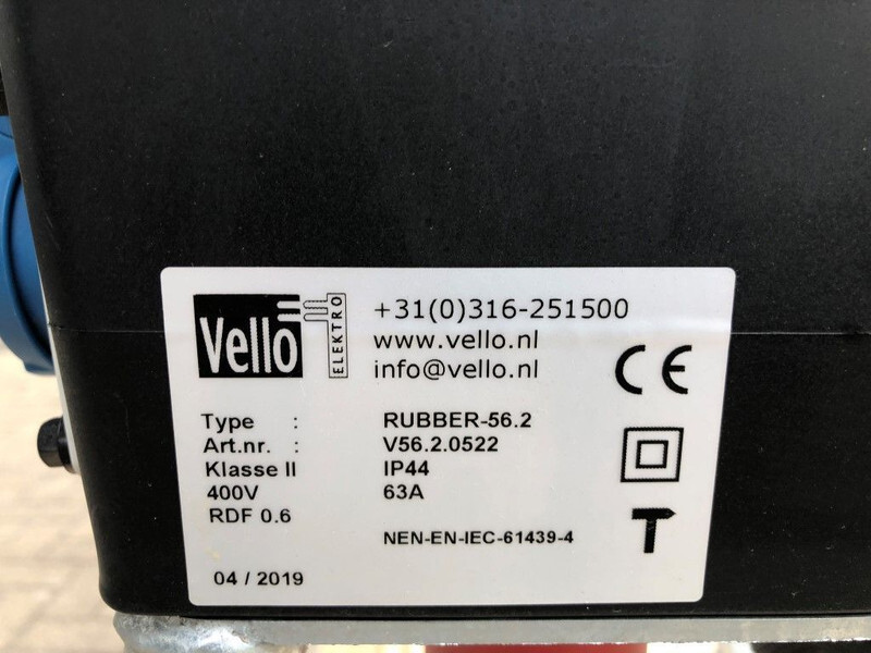 Vello Rubber-56.2 Stroomverdeelkast Zwerfkast Paddestoel 63 Ampère Nieuw ! - Industrie generator: afbeelding 3 Vello Rubber-56.2 Stroomverdeelkast Zwerfkast Paddestoel 63 Ampère Nieuw ! - Industrie generator: afbeelding 3
