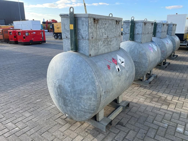 Opslagtank dieseltank Rietberg 1000 liter Dieseltank Gegalvaniseerd IBC met keuring !: afbeelding 12