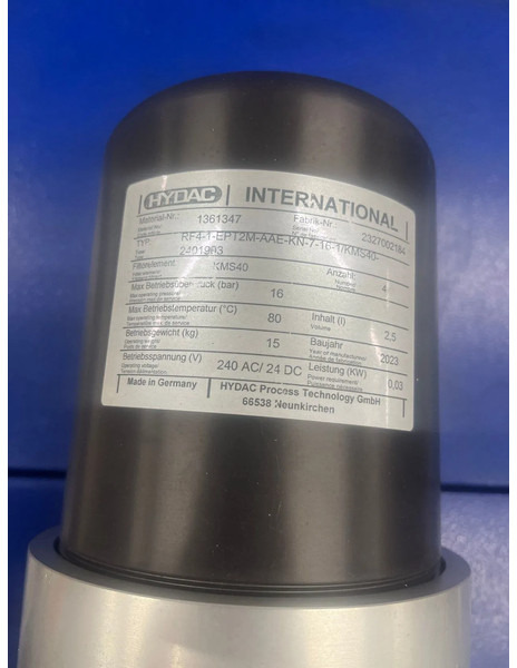 Hydac autofilt RF4 - Onderdelen: afbeelding 3 Hydac autofilt RF4 - Onderdelen: afbeelding 3