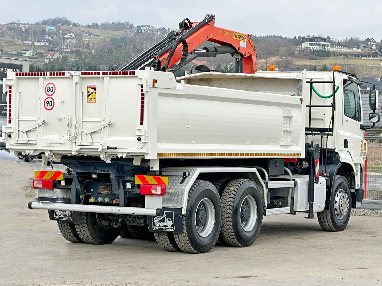 Nieuw Kipper vrachtwagen, Kraanwagen DAF CF 410 * Kipper 4,90 m + PK 16001 - K B * 6x4: afbeelding 7