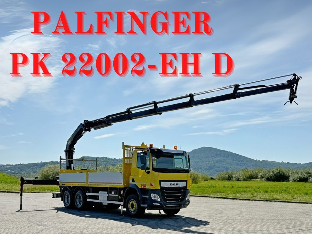 DAF CF 450 * PK 22002 - EH D + FUNK * 6x4 * TOP - Kraanwagen: afbeelding 1 DAF CF 450 * PK 22002 - EH D + FUNK * 6x4 * TOP - Kraanwagen: afbeelding 1