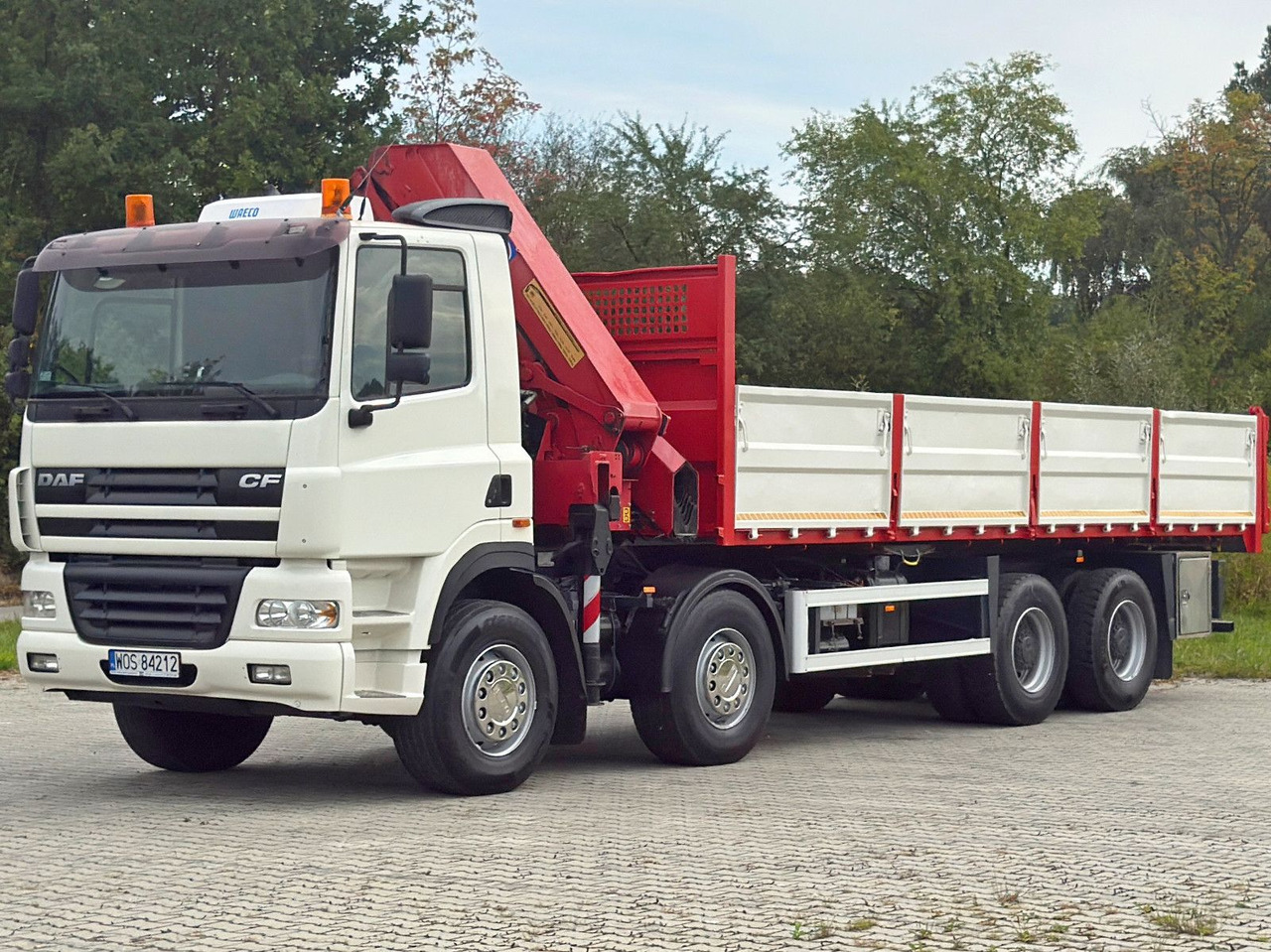 DAF CF 85.380 * HMF 2823 K6 (B3) + FUNK * 8x4 * TOP - Kipper vrachtwagen, Kraanwagen: afbeelding 4 DAF CF 85.380 * HMF 2823 K6 (B3) + FUNK * 8x4 * TOP - Kipper vrachtwagen, Kraanwagen: afbeelding 4
