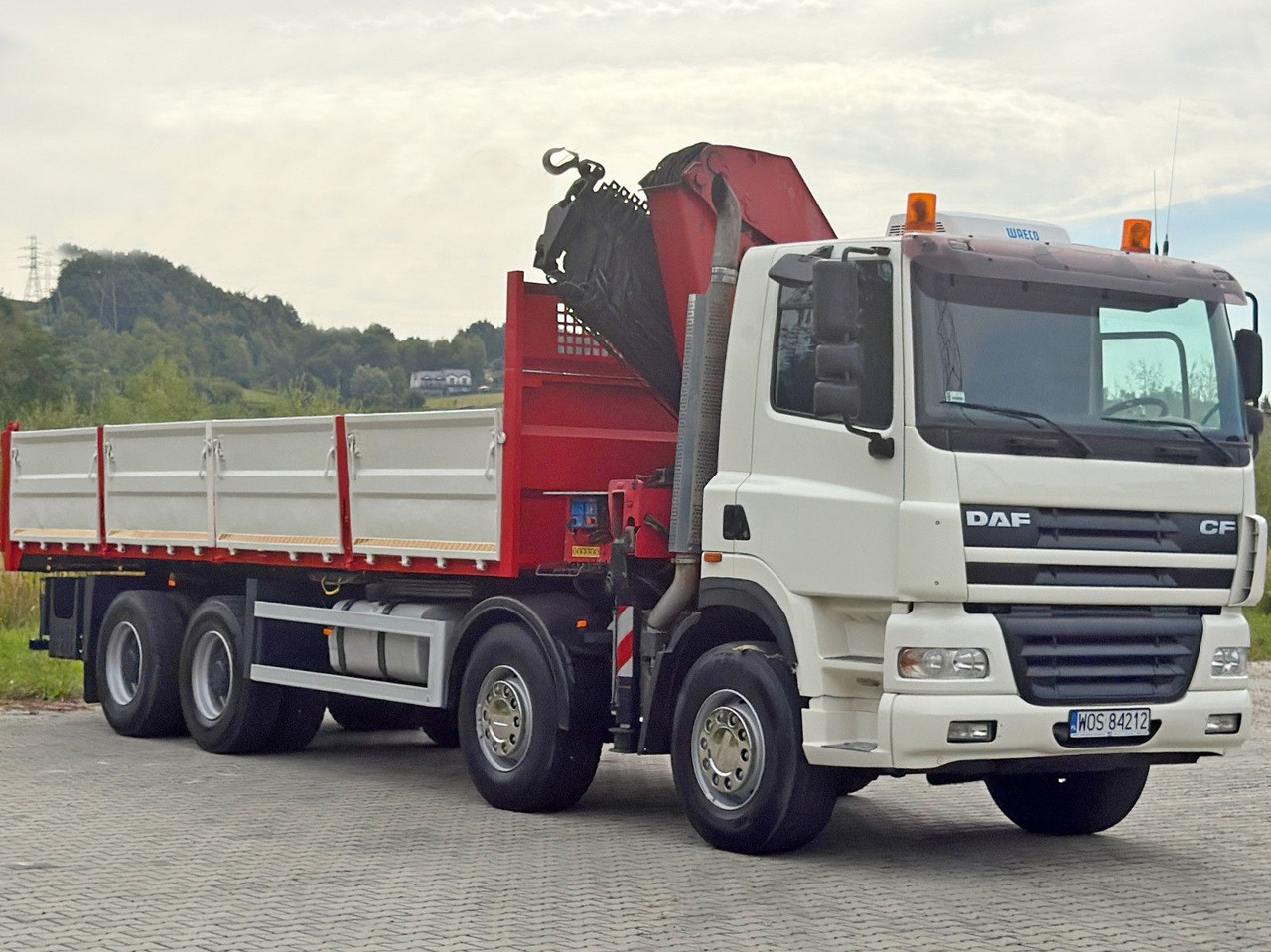 DAF CF 85.380 * HMF 2823 K6 (B3) + FUNK * 8x4 * TOP - Kraanwagen: afbeelding 4 DAF CF 85.380 * HMF 2823 K6 (B3) + FUNK * 8x4 * TOP - Kraanwagen: afbeelding 4