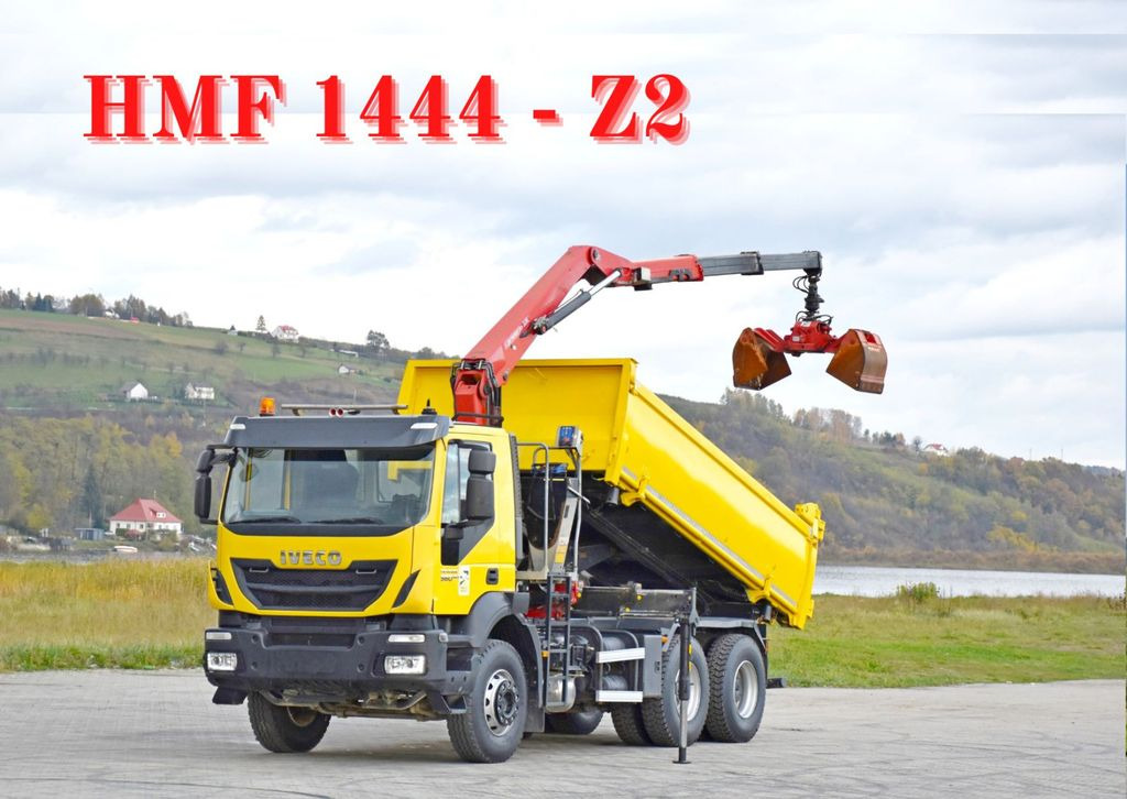 Iveco TRAKKER 360 * Kipper 4,90m* KRAN/FUNK*6x4 - Kraanwagen, Kipper vrachtwagen: afbeelding 1 Iveco TRAKKER 360 * Kipper 4,90m* KRAN/FUNK*6x4 - Kraanwagen, Kipper vrachtwagen: afbeelding 1