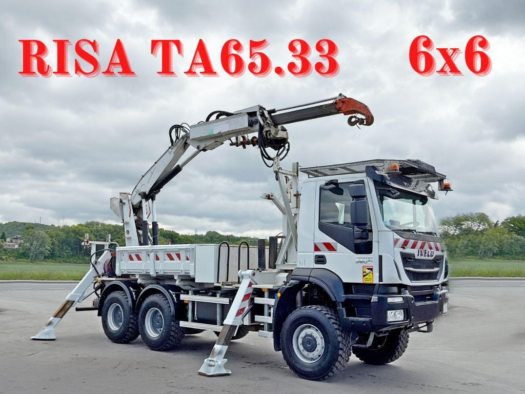 Iveco TRAKKER 360 * RUSA TA 65.33 + FUNK * 6x6 - Kraanwagen: afbeelding 1 Iveco TRAKKER 360 * RUSA TA 65.33 + FUNK * 6x6 - Kraanwagen: afbeelding 1