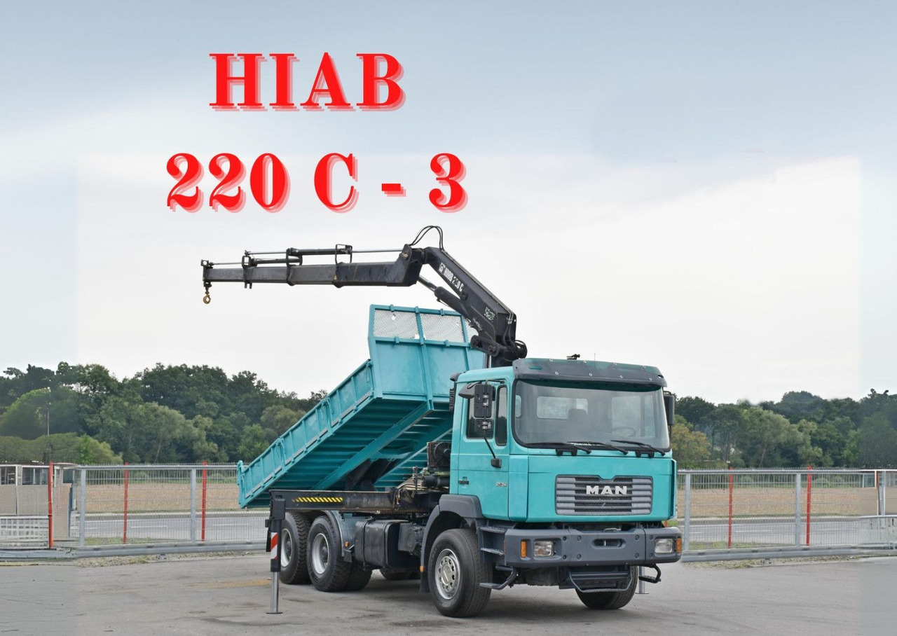 MAN 27-314 * HIAB 220 C - 3 + FUNK * 6x4 - Kraanwagen: afbeelding 1 MAN 27-314 * HIAB 220 C - 3 + FUNK * 6x4 - Kraanwagen: afbeelding 1