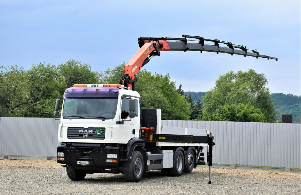 MAN TGA 26.430 Pritsche 5,50m + KRAN + FUNK/6-4H2 - Kraanwagen: afbeelding 3 MAN TGA 26.430 Pritsche 5,50m + KRAN + FUNK/6-4H2 - Kraanwagen: afbeelding 3