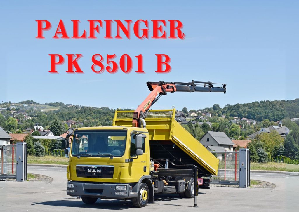 MAN TGL 12.220 Kipper 5,05 m + PK 8501 B *TOPZUSTAND - Kraanwagen, Kipper vrachtwagen: afbeelding 1 MAN TGL 12.220 Kipper 5,05 m + PK 8501 B *TOPZUSTAND - Kraanwagen, Kipper vrachtwagen: afbeelding 1