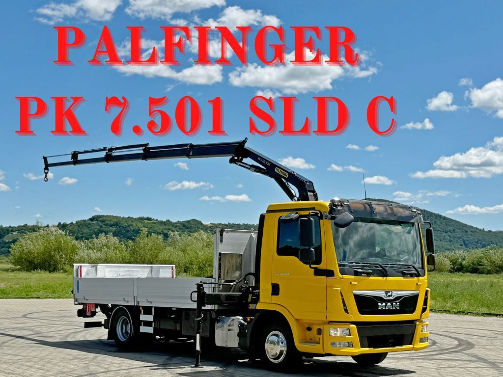 MAN TGL 12.220* PK 7.501 SLD C + FUNK + LIFT*TO - Kraanwagen: afbeelding 1 MAN TGL 12.220* PK 7.501 SLD C + FUNK + LIFT*TO - Kraanwagen: afbeelding 1