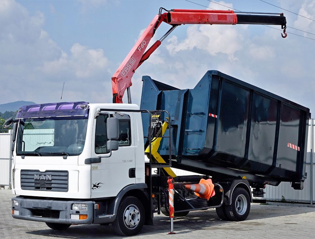 MAN TGL 7.150 Abrollkipper + Kran !! - Kraanwagen, Haakarmsysteem vrachtwagen: afbeelding 2 MAN TGL 7.150 Abrollkipper + Kran !! - Kraanwagen, Haakarmsysteem vrachtwagen: afbeelding 2