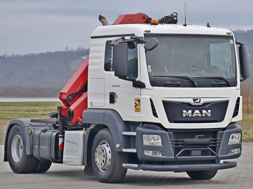 MAN TGS 18.500 Sattelzugmaschine + KRAN /FUNK - Kraanwagen: afbeelding 3 MAN TGS 18.500 Sattelzugmaschine + KRAN /FUNK - Kraanwagen: afbeelding 3