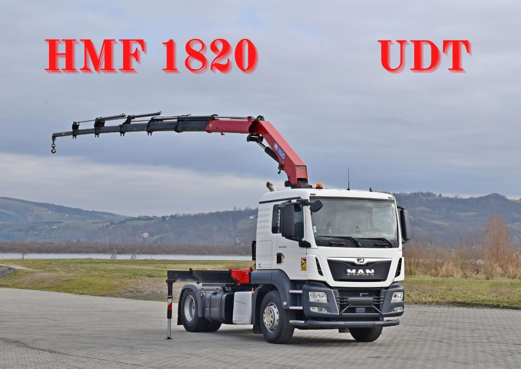 MAN TGS 18.500 Sattelzugmaschine + KRAN /FUNK - Kraanwagen: afbeelding 1 MAN TGS 18.500 Sattelzugmaschine + KRAN /FUNK - Kraanwagen: afbeelding 1