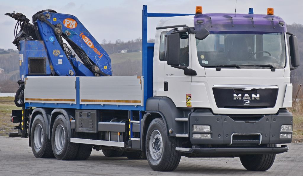 MAN TGS 26.360*PRITSCHE 6,60m * PM 30 SP / FUNK *6x4 MAN TGS 26.360*PRITSCHE 6,60m * PM 30 SP / FUNK *6x4 - Kraanwagen: afbeelding 3 MAN TGS 26.360*PRITSCHE 6,60m * PM 30 SP / FUNK *6x4 MAN TGS 26.360*PRITSCHE 6,60m * PM 30 SP / FUNK *6x4 - Kraanwagen: afbeelding 3