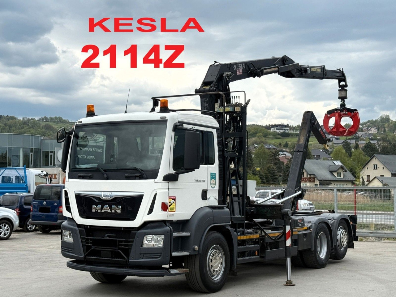 MAN TGS 26.400 Abrollkipper* KESLA 2114Z* TOP - Haakarmsysteem vrachtwagen, Kraanwagen: afbeelding 1 MAN TGS 26.400 Abrollkipper* KESLA 2114Z* TOP - Haakarmsysteem vrachtwagen, Kraanwagen: afbeelding 1